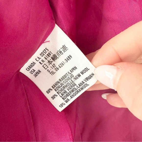 Escada Rabbit Angora Virgin Wool Blazer - Picture 8 of 9